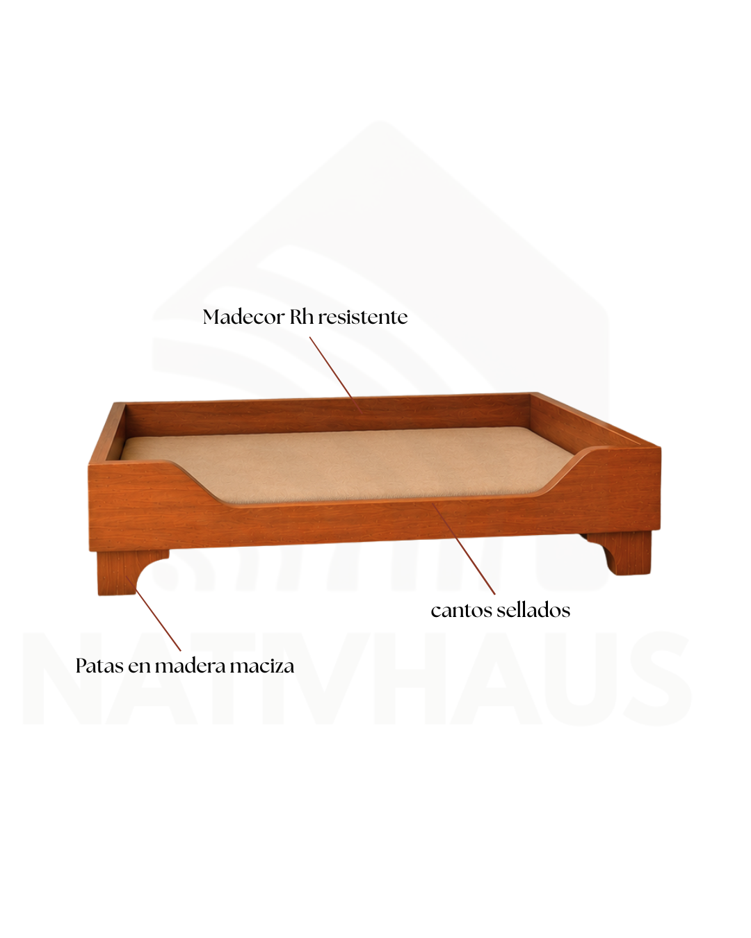 CAMA ELEVADA PARA MACOTAS 🐾