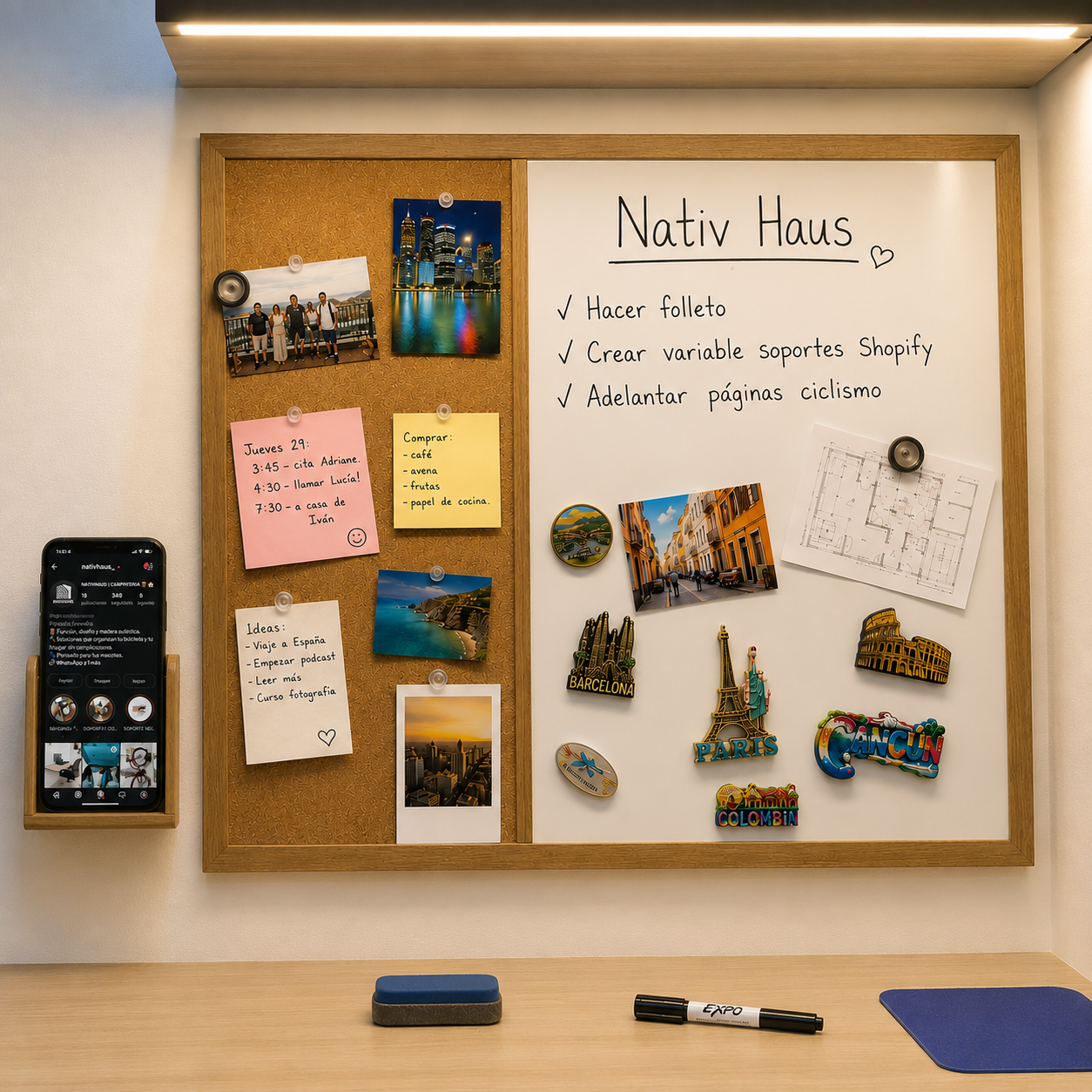 📝 TABLERO ORGANIZADOR PRIME+