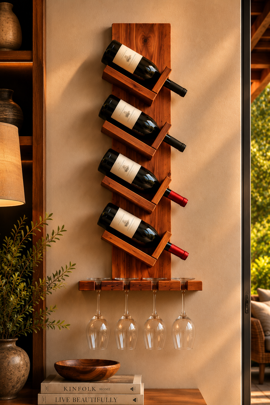 🍷 BOTELLERO MURAL PARA VINOS
