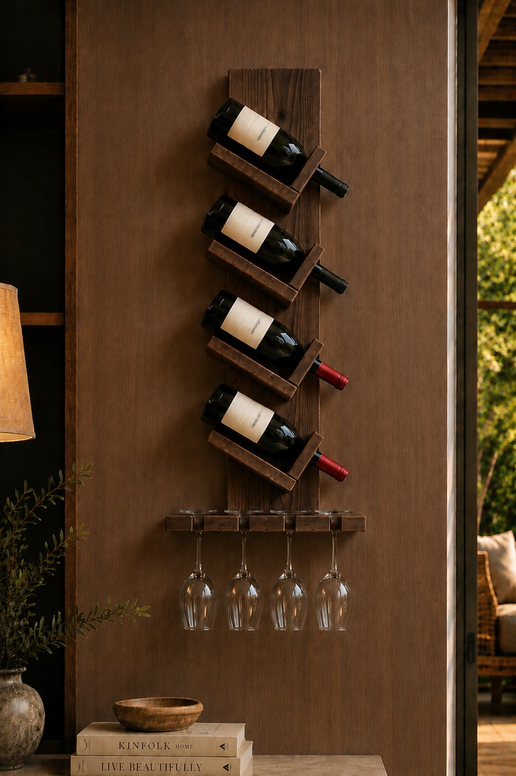 🍷 BOTELLERO MURAL PARA VINOS