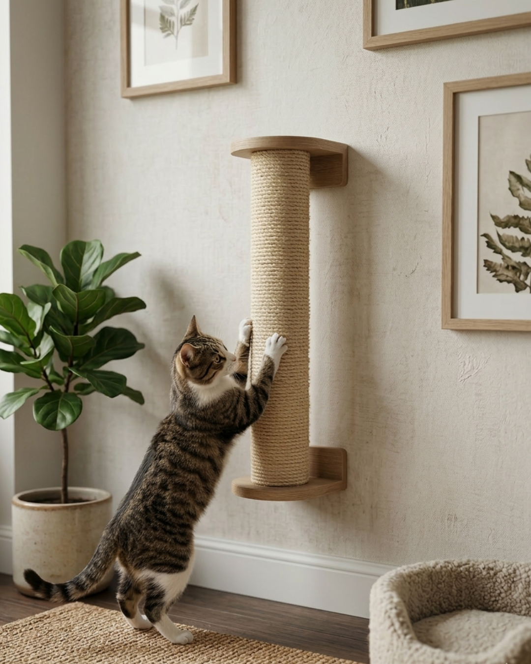 RASCADOR MURAL PARA GATOS 🐈🐾