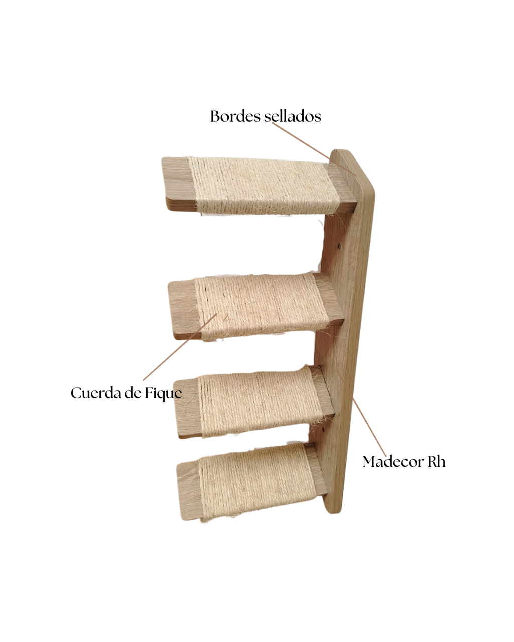 ESCALERA FLOTANTE PARA GATOS 🧗🐾