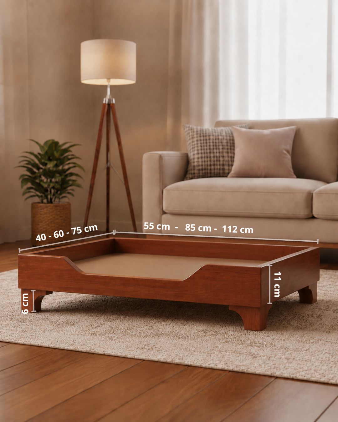 CAMA ELEVADA PARA MACOTAS 🐾